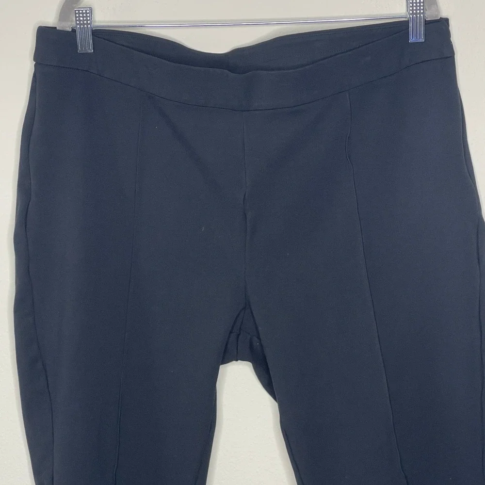 J. Crew Black Elastic Waist‎ Cropped Pants Style BY574 Size 18