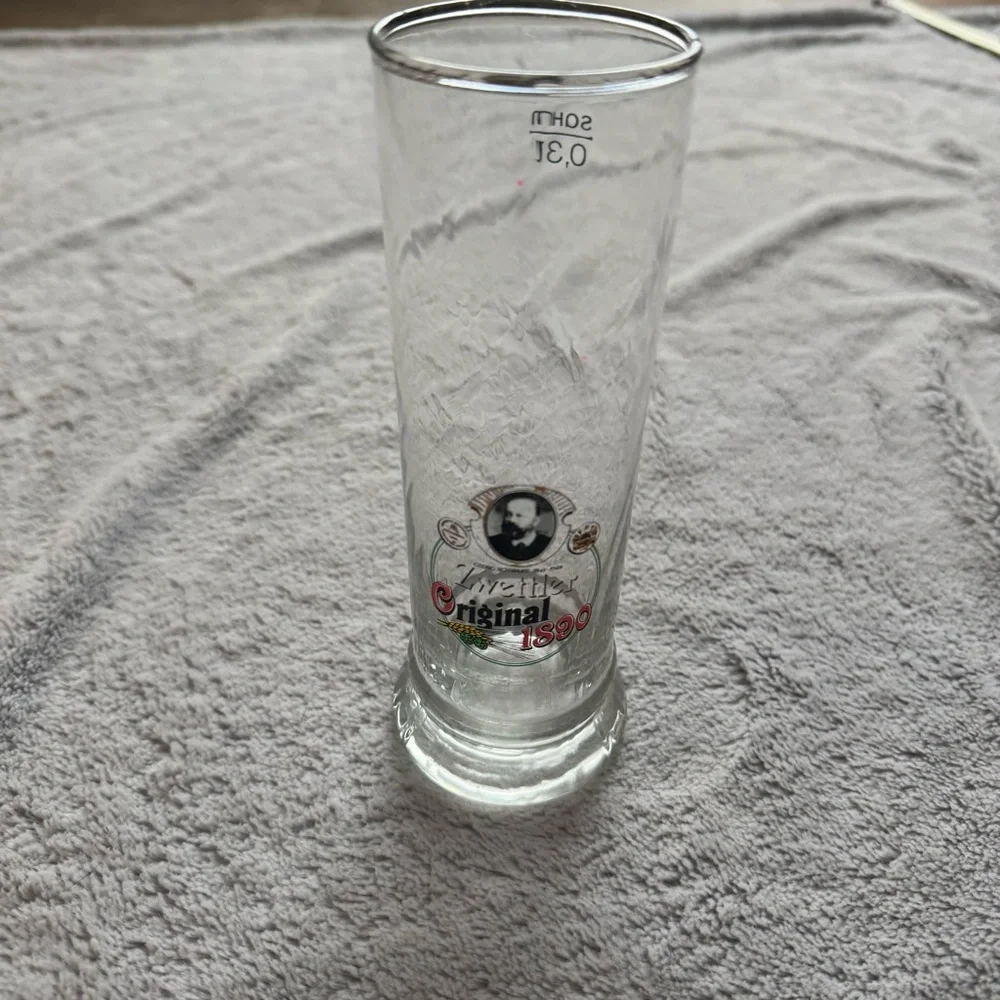 Zwittler Original 1890 Collector Glass Beer Stein‎ Glass