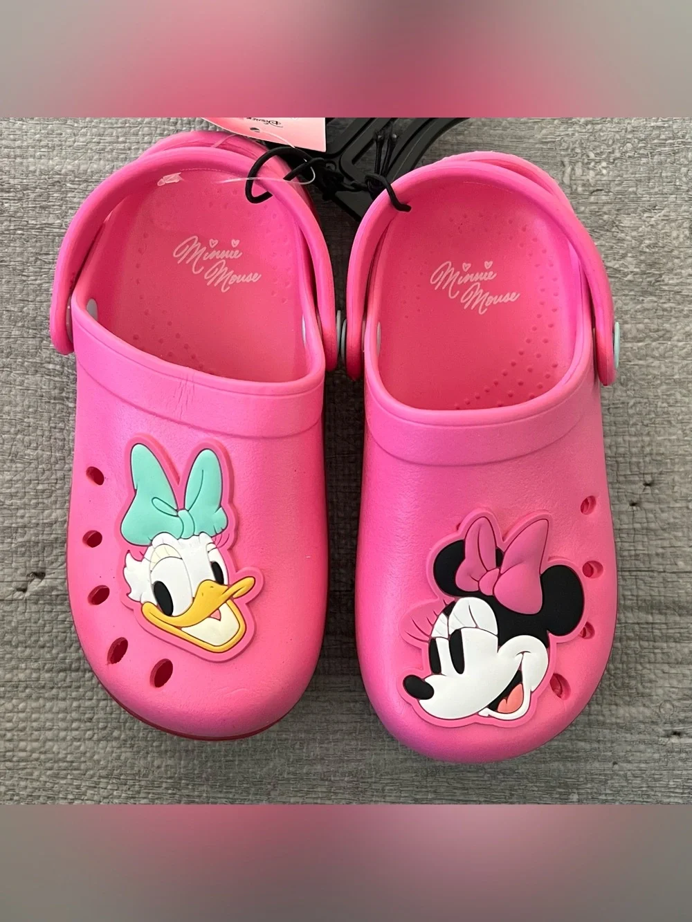 Disney Minnie Mouse Daisy Duck Clog Adjustable Strap Unisex Kids Sandal 9-10
