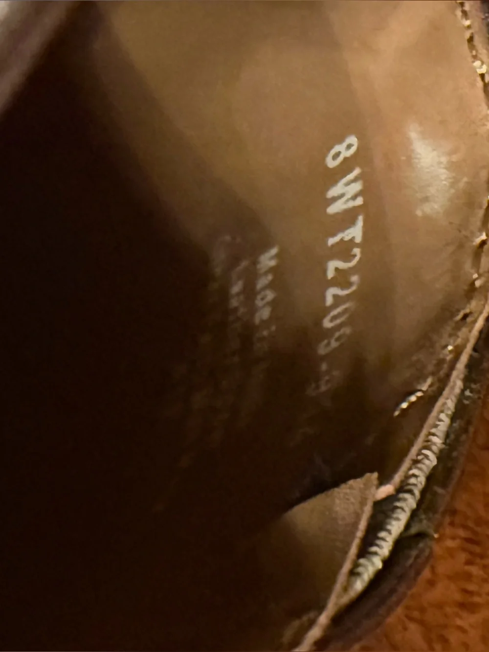 Trotters metallic brown