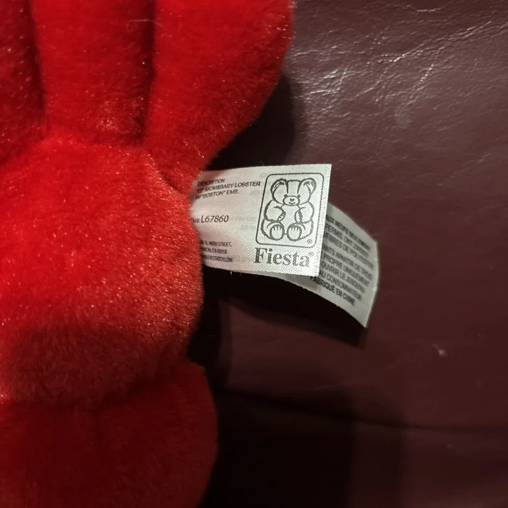 Boston‎ lobster plush Fiesta Stuffed Animal Red