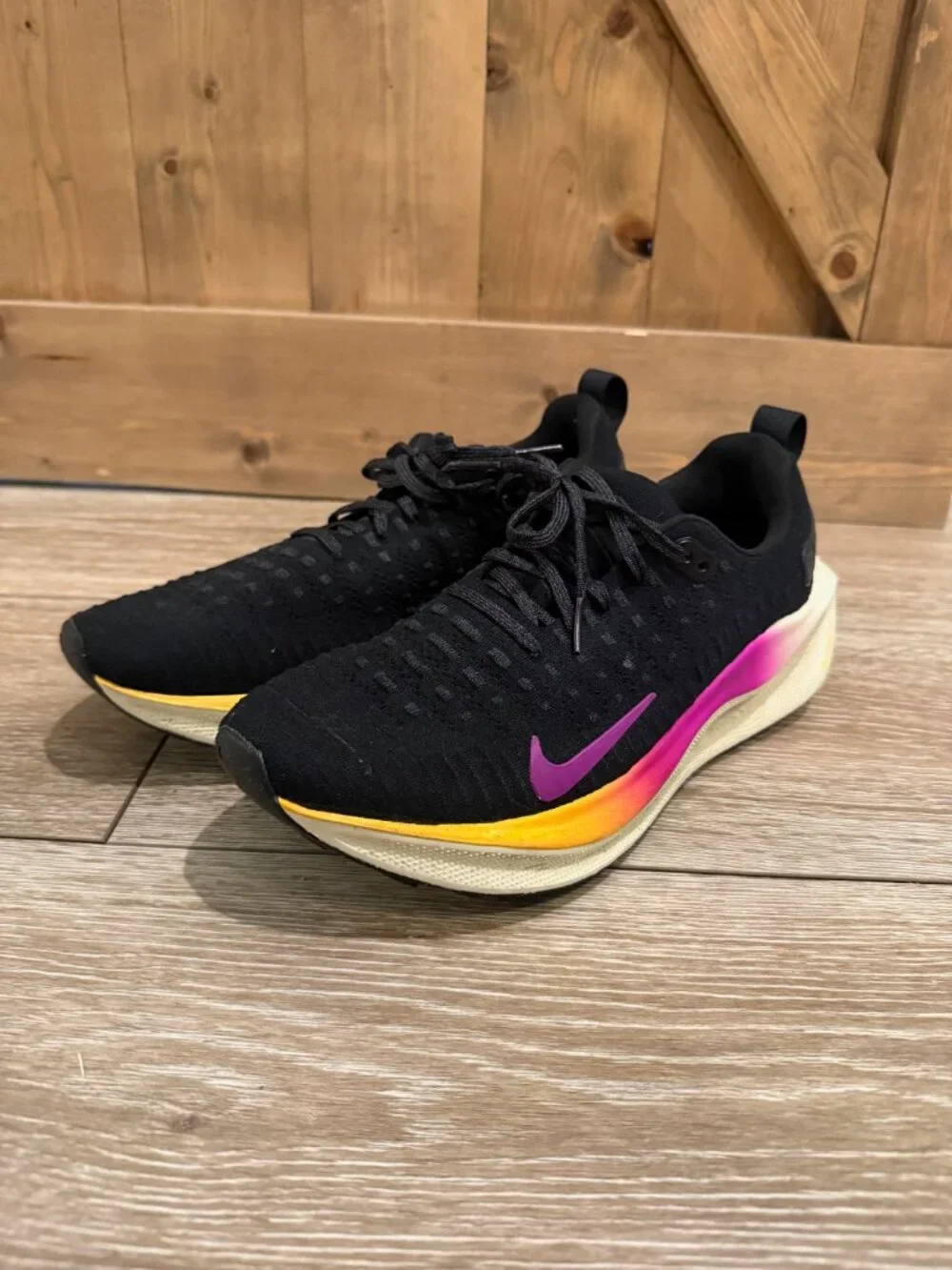 Nike Women's ReactX Infinity Run 4, Black Hyper Violet, Size 11.5