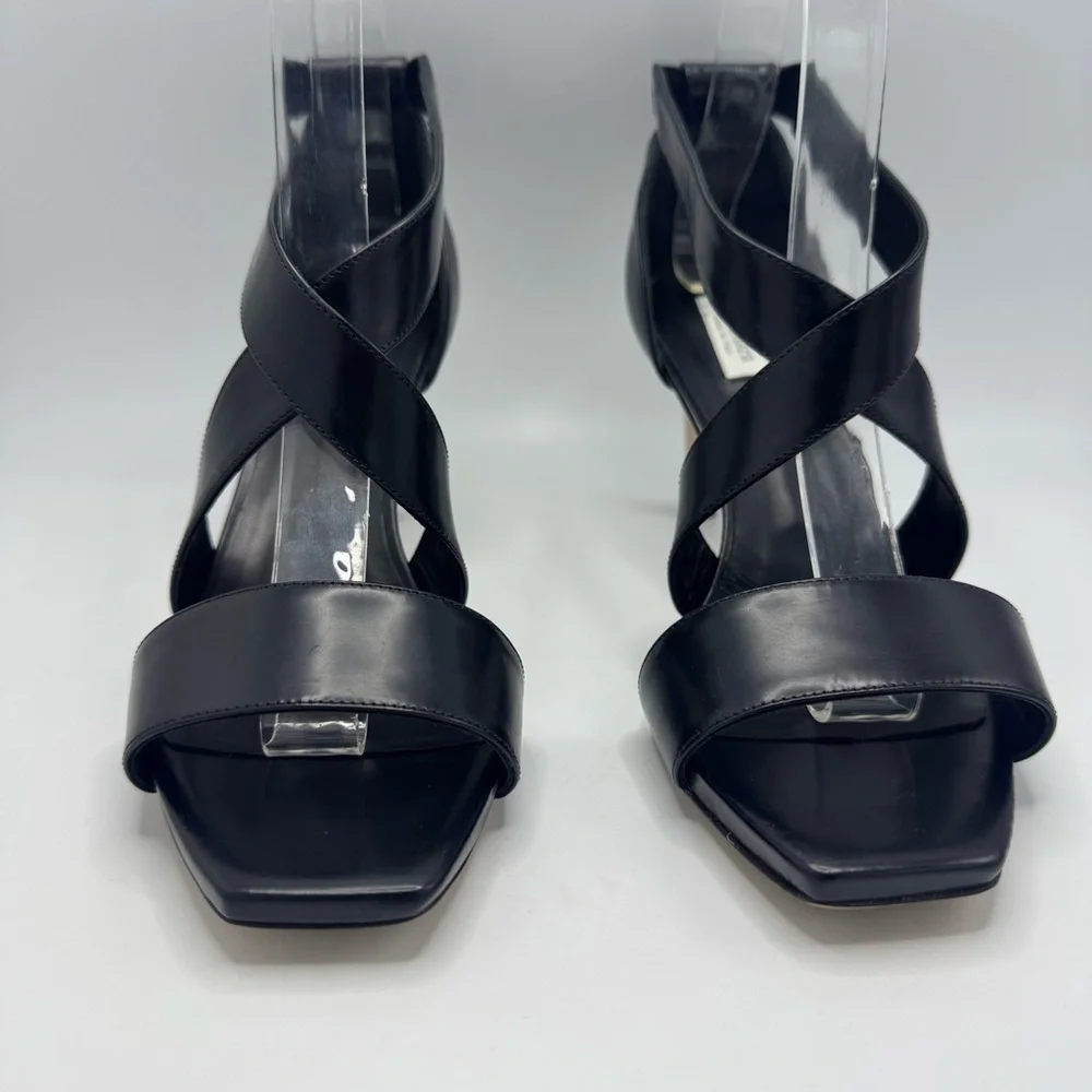 MaxMara strappy leather