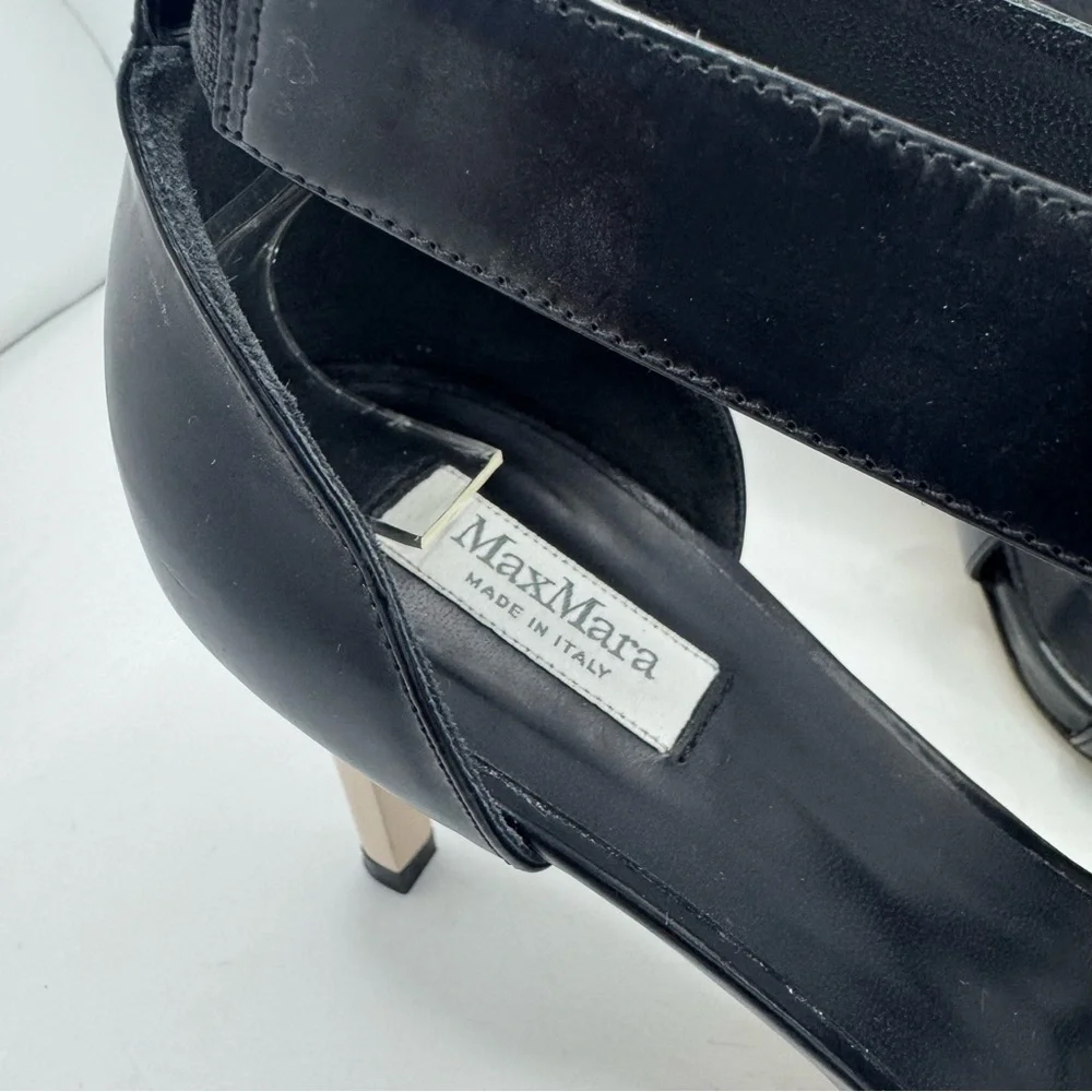 MaxMara strappy leather