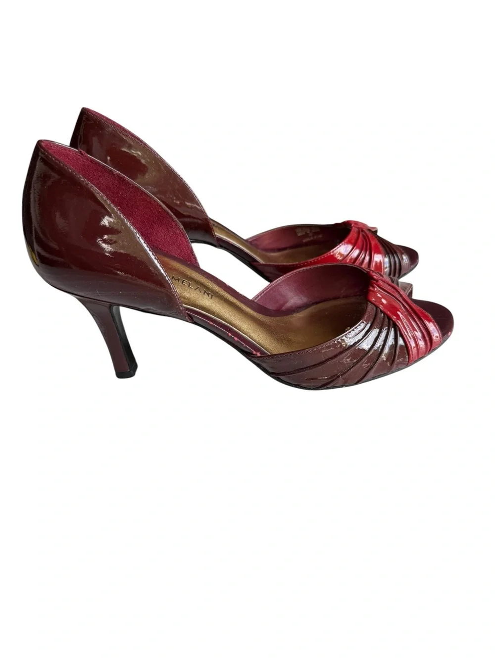 ANTONIO MELANI glossy burgundy