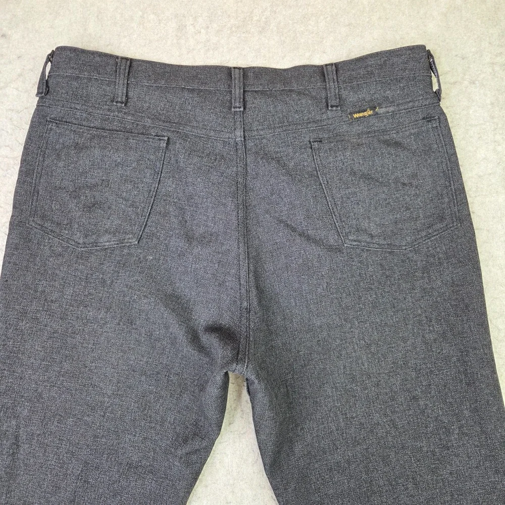 Wrangler Wrancher Pants Mens 38x30 B2HK Gray Western Career Retro Cowboy Vintage