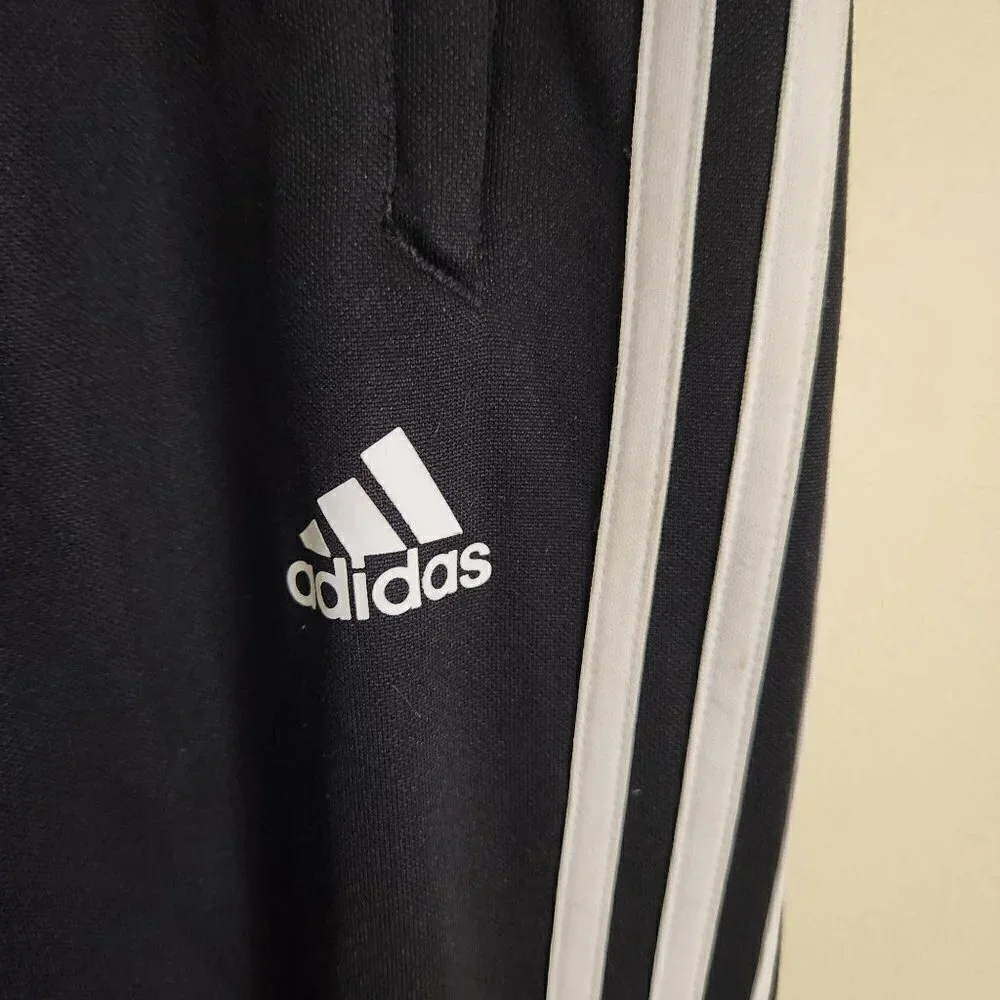 Adidas Black 3 Stripe Climacool Lounge Pants Size XL