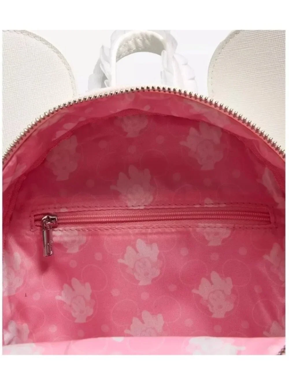 Loungefly Disney Minnie Mouse Bows & Ribbons Mini Backpack Pink Polka Dots NWT