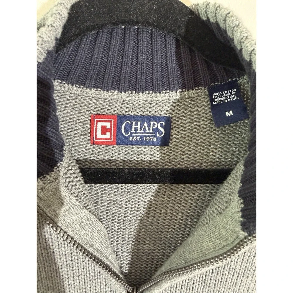 Chaps sweater men neck