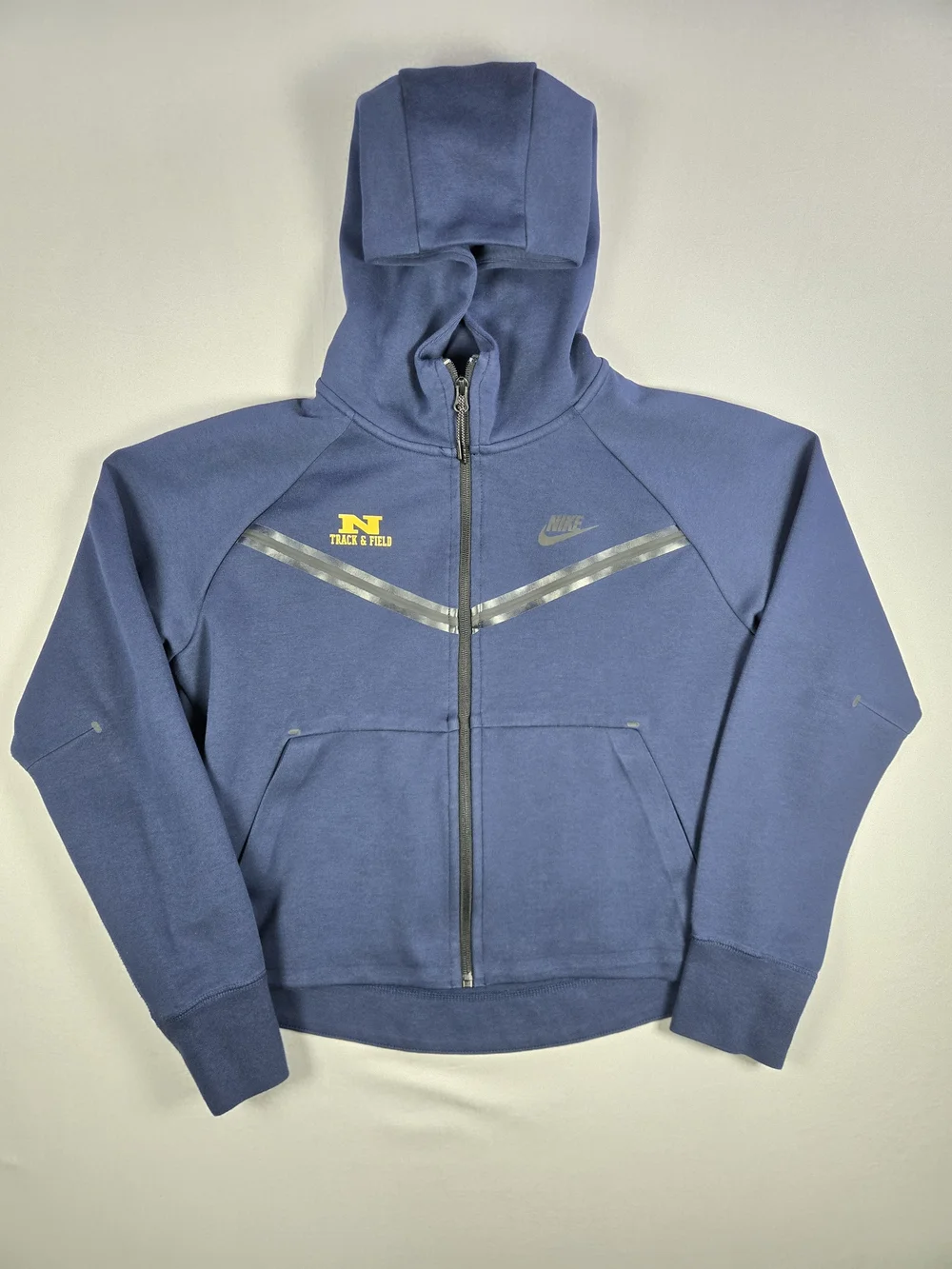 Nike Player Exclusive Tech Track Fleece Full-Zip Windrunner Hoodie Blue Size XS