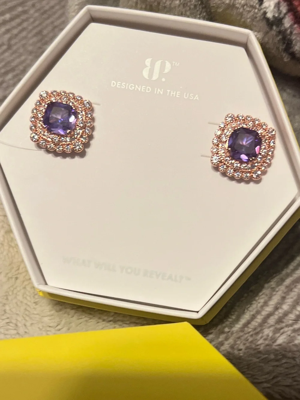 Bomb Party Rose Gold Stud Earrings