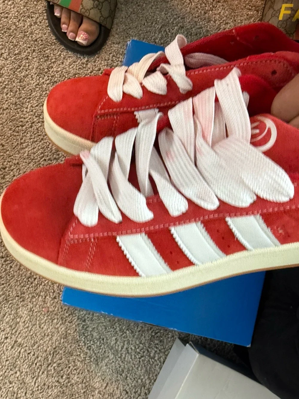 adidas bold red