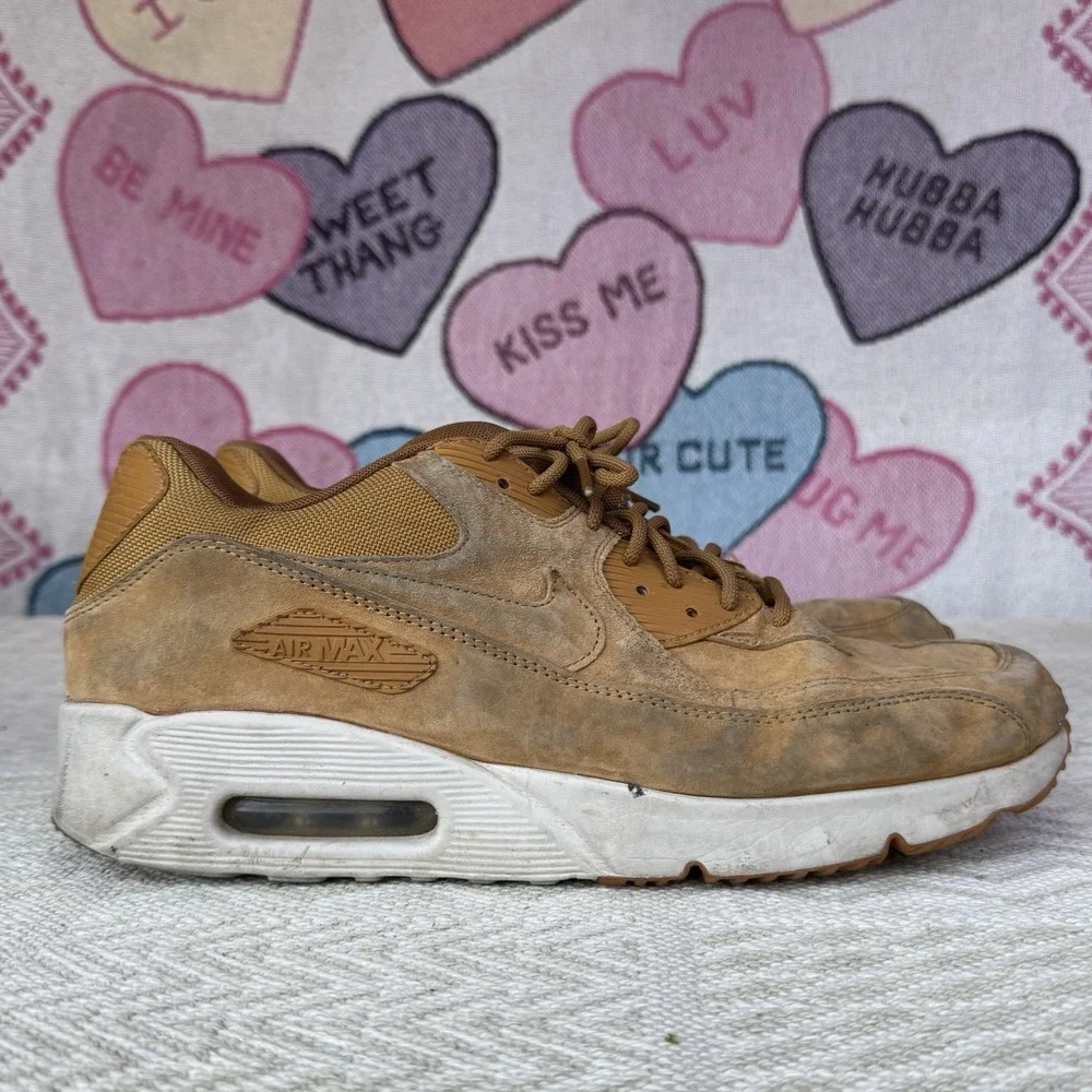 Size 11.5‎ - Nike Air Max 90 Ultra 2.0 Wheat (2018) Sneaker 924447-700 Beige