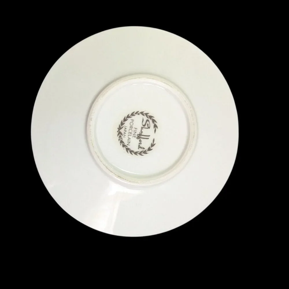 Shafford Fine Porcelain‎  Jam/Jelly Jar With Lid  Saucer Strawberry Design