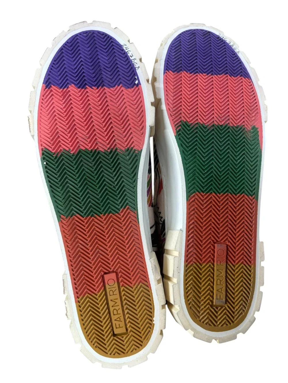 Farm Rio‎ Women’s Floral Canvas Lace-Up Sneakers Multicolor Size EUR 39