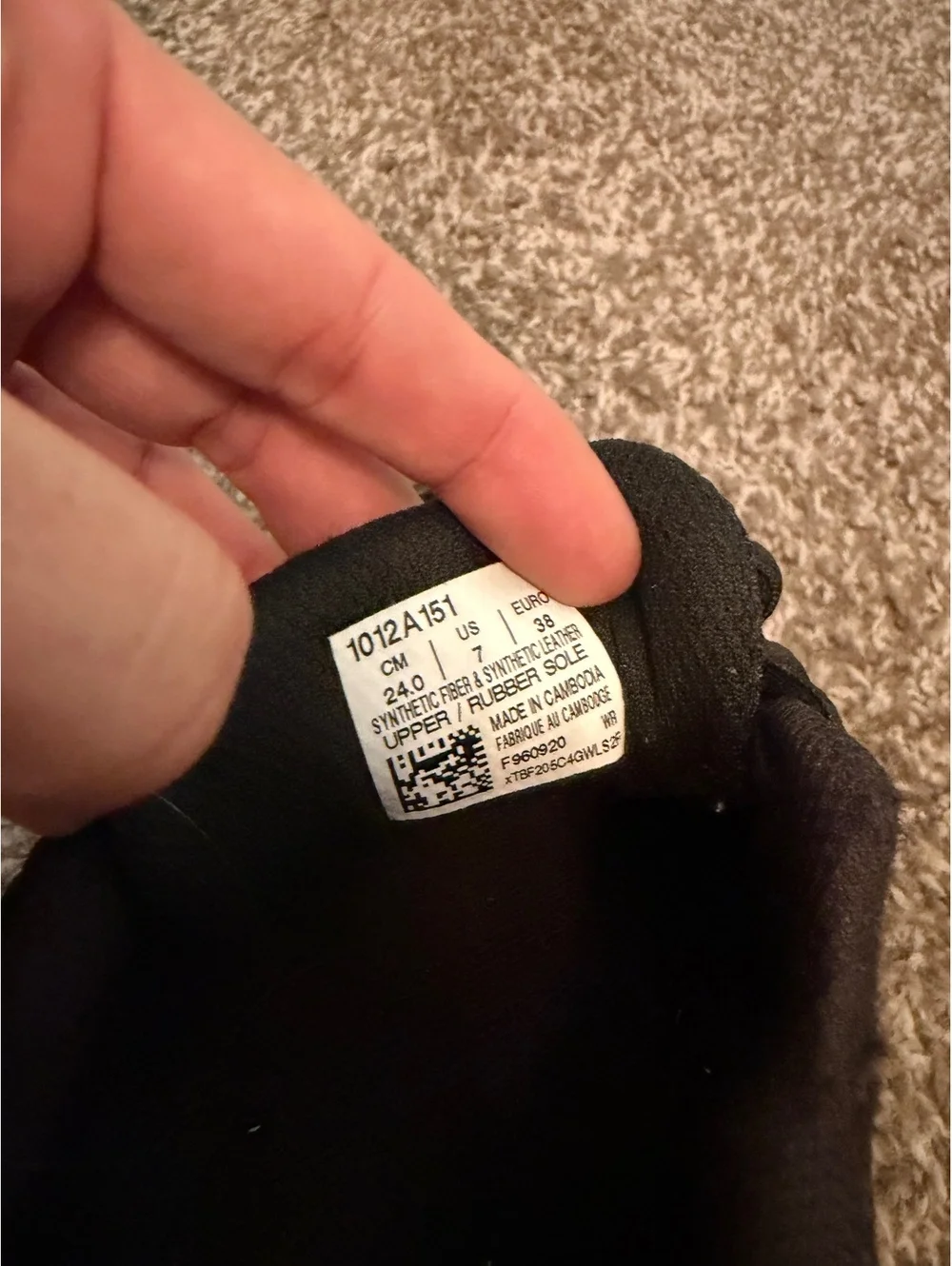 Asics breathable upper