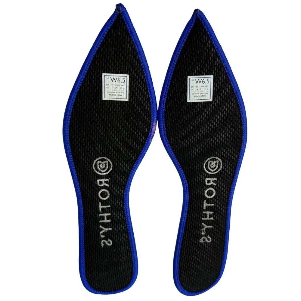 Rothy’s The Point Navy‎ Houndstooth Womens 6.5