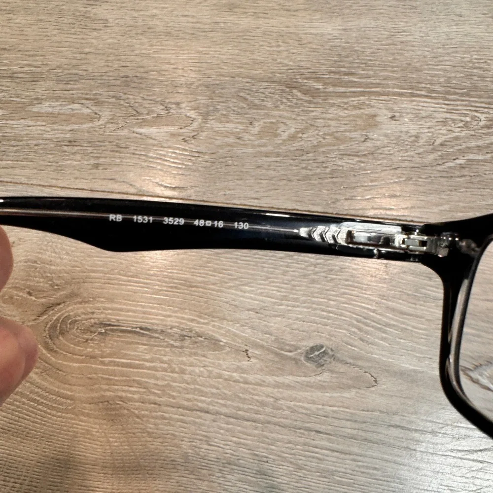 Ray Ban‎ Kids Eyeglasses RB 1531 Black Clear Frame with Glasses Case