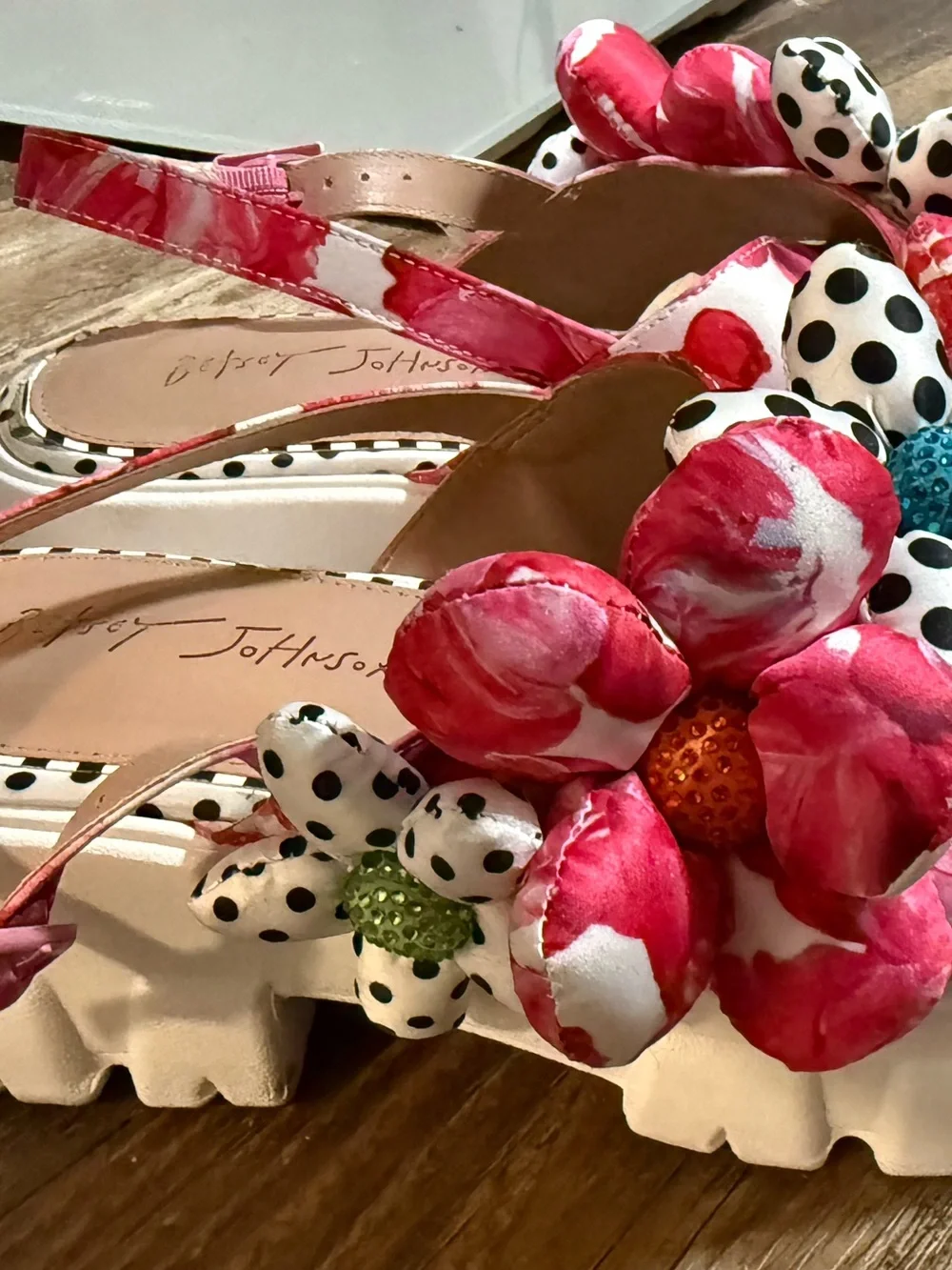 Betsey Johnson playful sandals