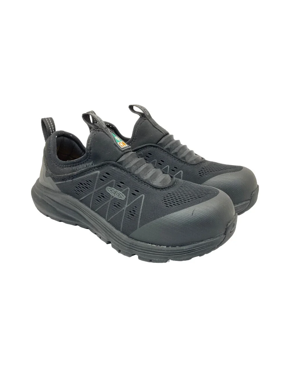 Keen Women's Vista Energy Shift Slip-On Safety Shoes 1026378M Black Size 6M