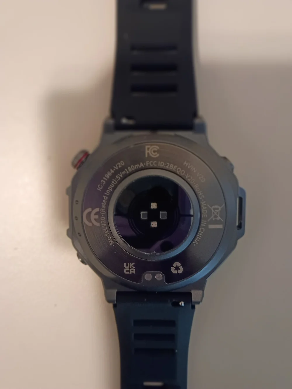 Black Sport Smartwatch with Fitness Tracking