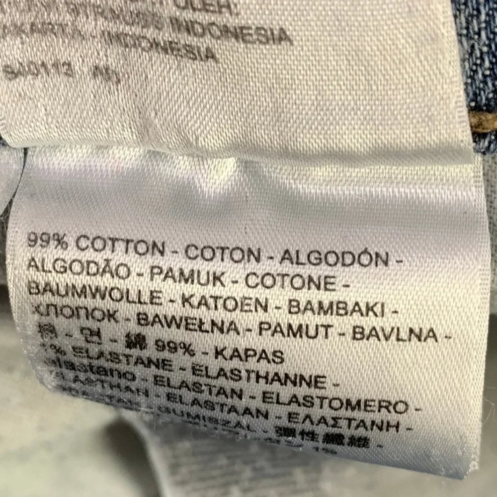 Levis measurements waist