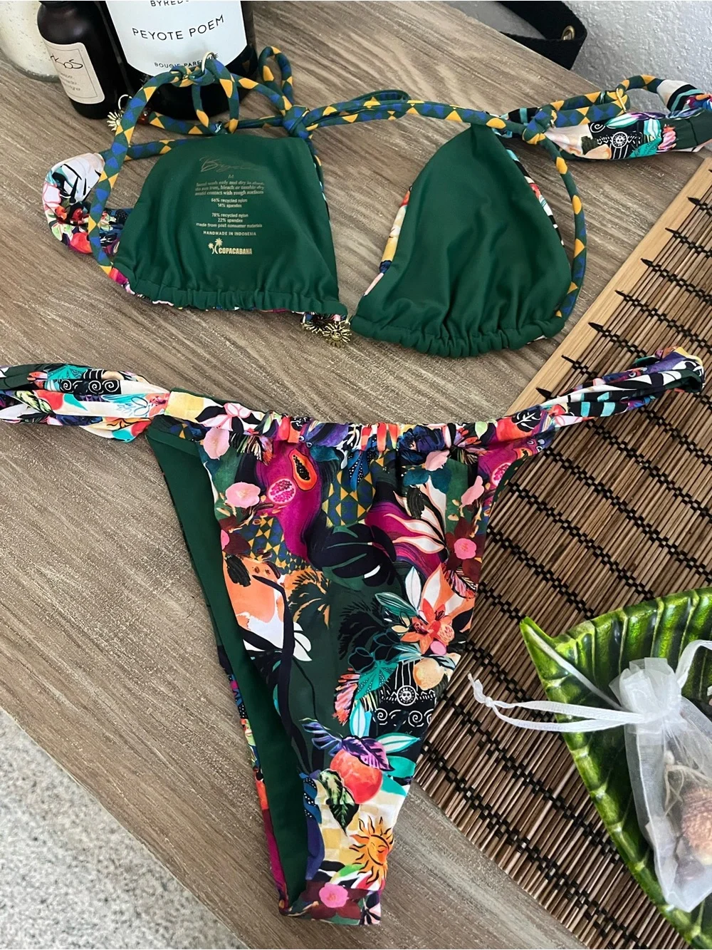 Bydee Tropicalia Cyprus Bikini SET, medium, new without tags!
