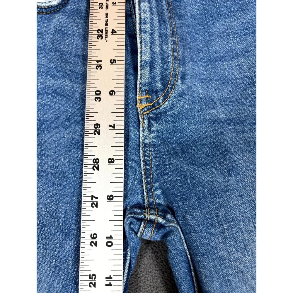 Zara Trafaluc Jeans Womens 22 Blue Denim Skinny High Rise Boho