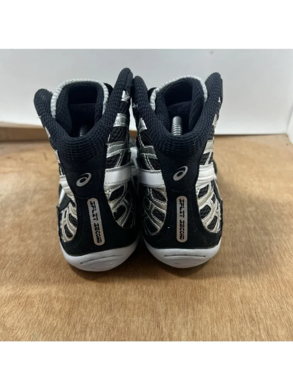 Asics Split Second Men's Size 9 Black Wrestling Shoes Sneakers J203Y