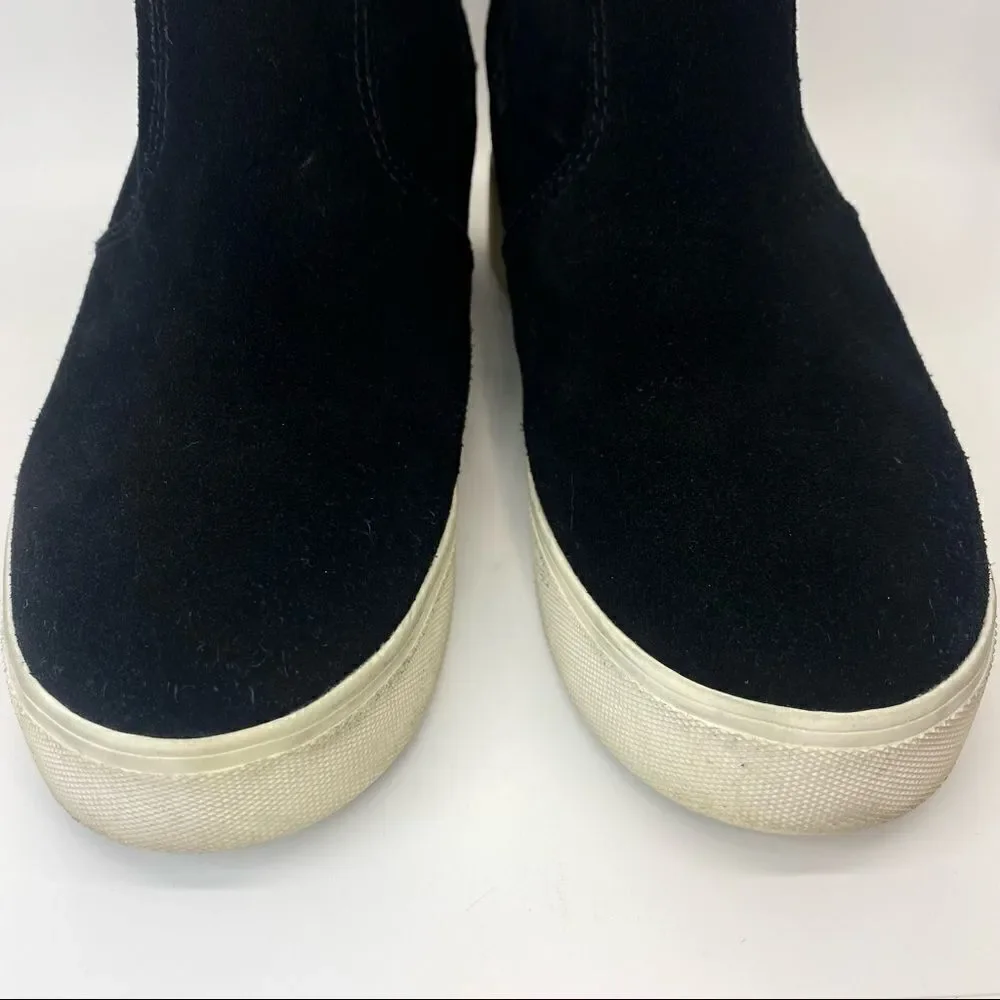 J/SLIDES Sami Suede Platform Booties