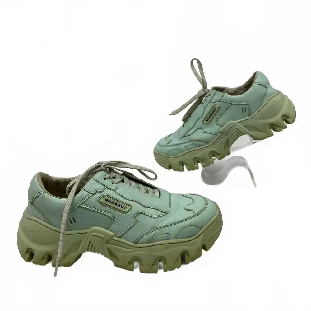 Rombaut Green Leather Sneakers | Women’s 39EU (8.5US) Classic tradeexpresss.com</title>