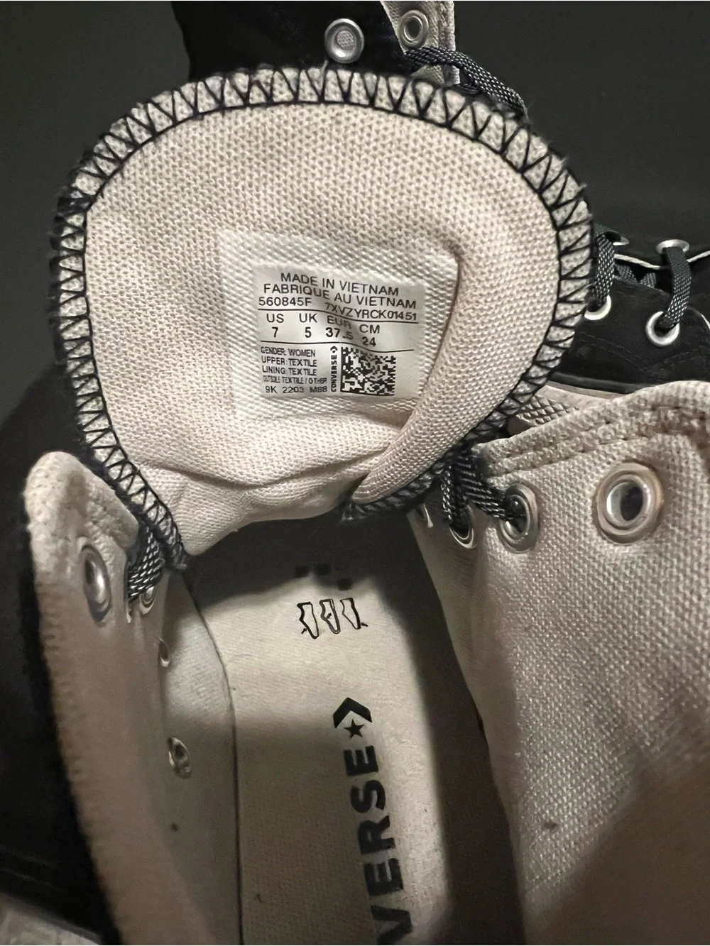 Converse look metal