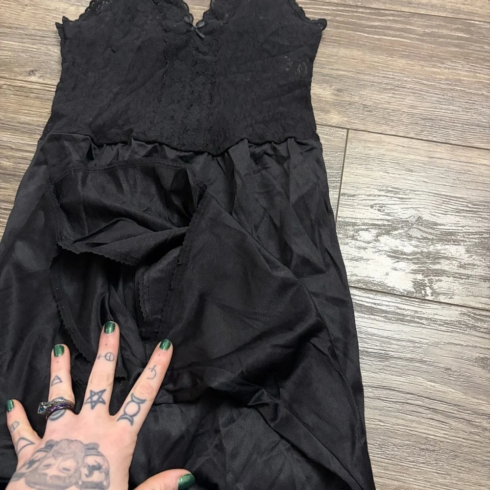 Loup Charmant slightly as nightgown