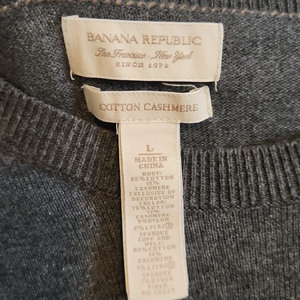 Banana Republic gray comfortable patches