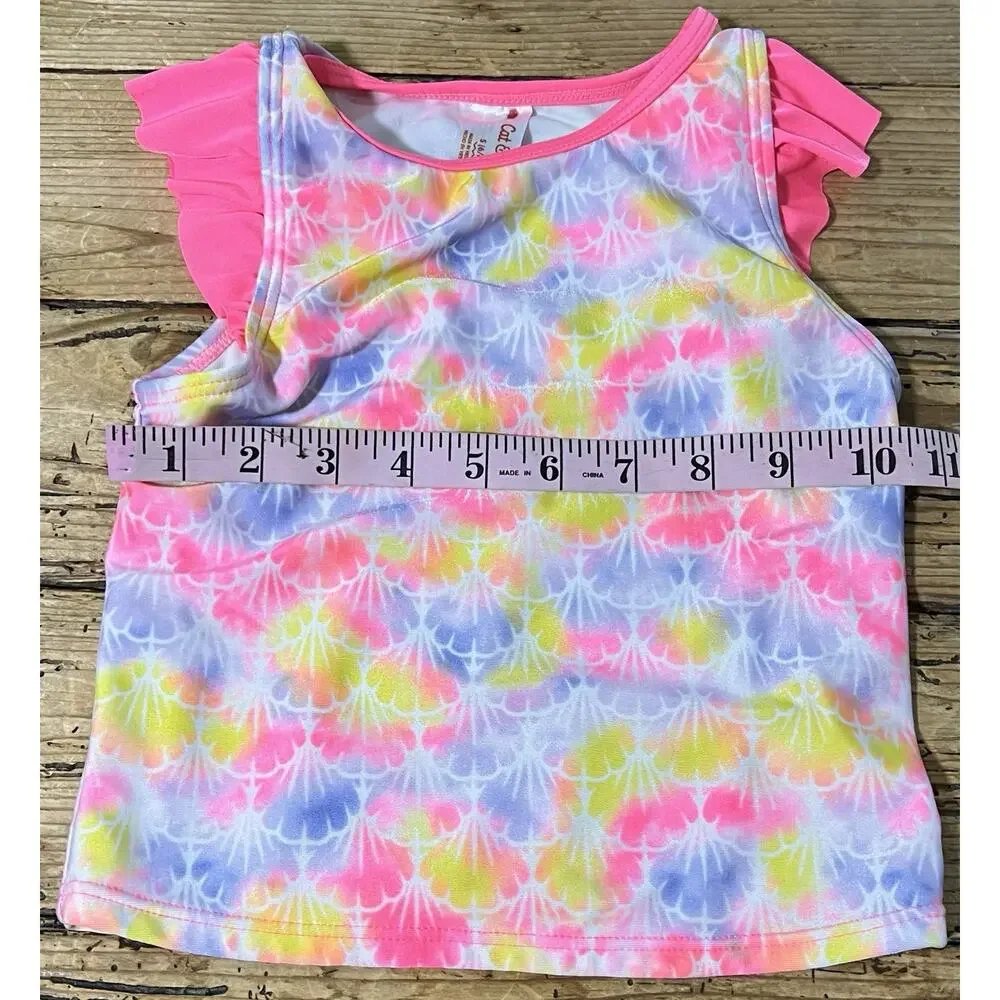 Cat & Jack Girl's Size 6x Multicolor Swimsuit NWOT
