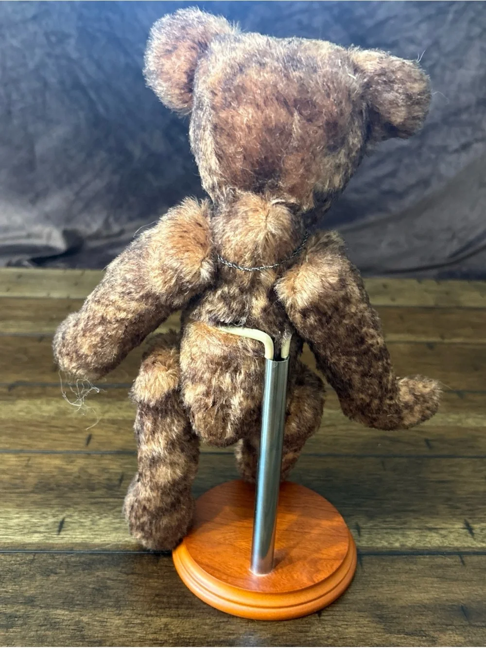 Source Unknown Brown Plush Teddy Bear with Heart Pendant