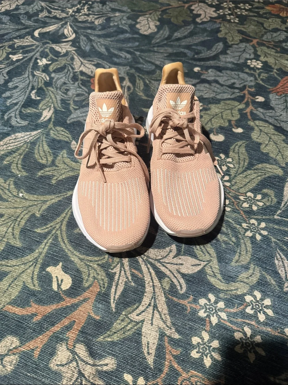adidas Women’s Knit Running Sneakers - Blush/Tan