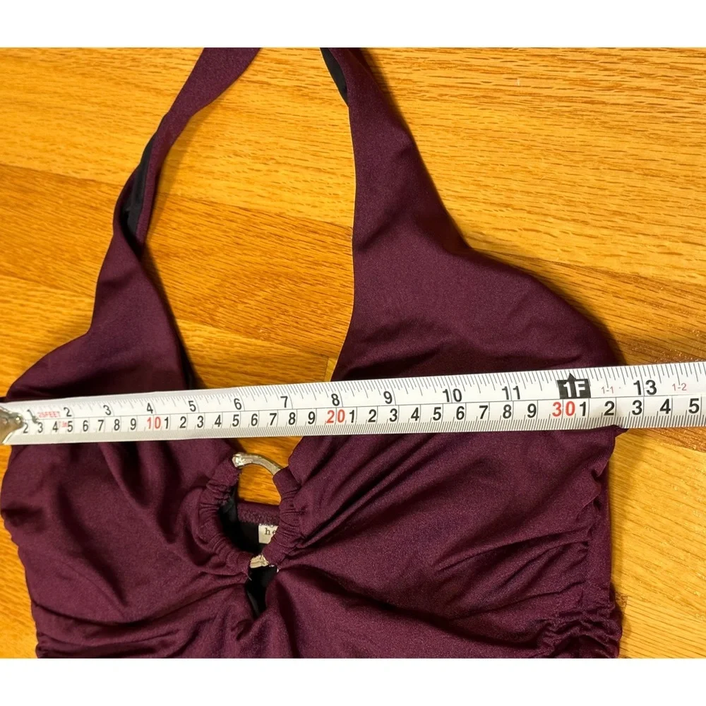 Heidi Klein color halter covered