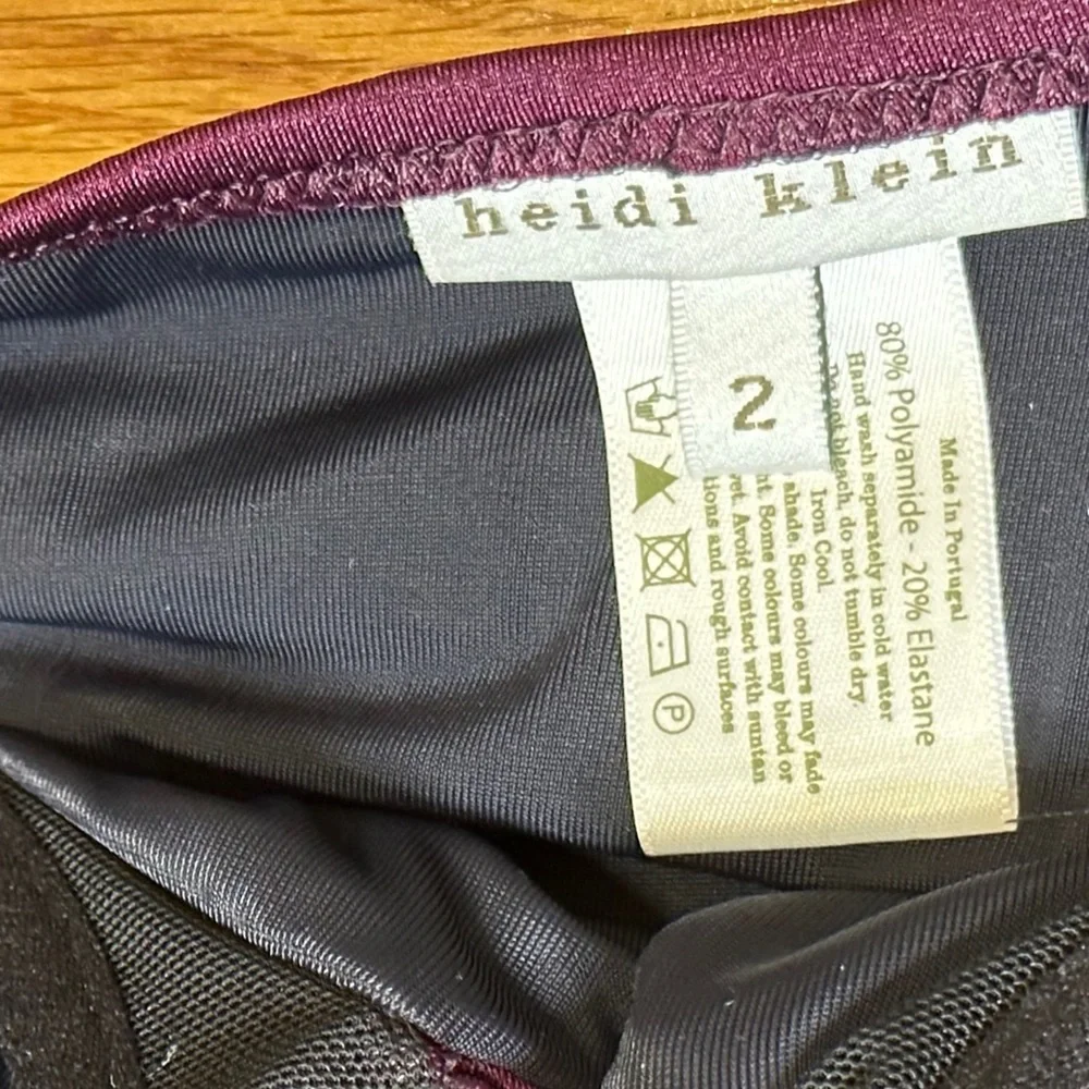 Heidi Klein has swimsuit purple