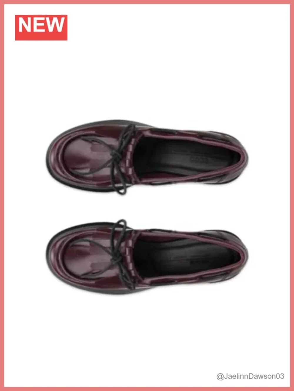 ECCO Seoul 45mm Leather Tassel Loafer Block Heel Slip-On Comfort