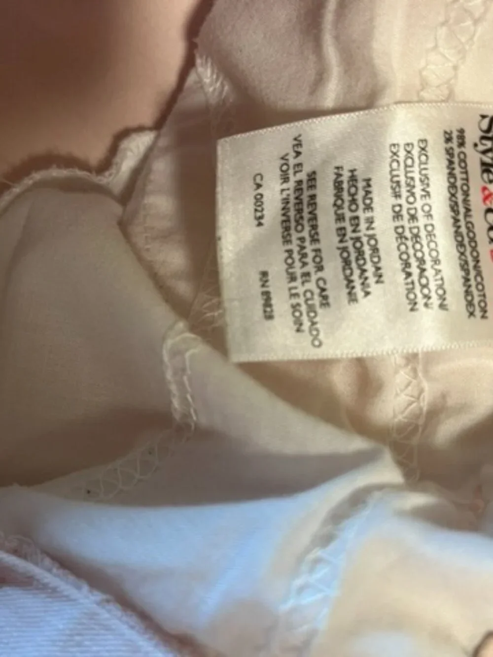 Style & Co. description items