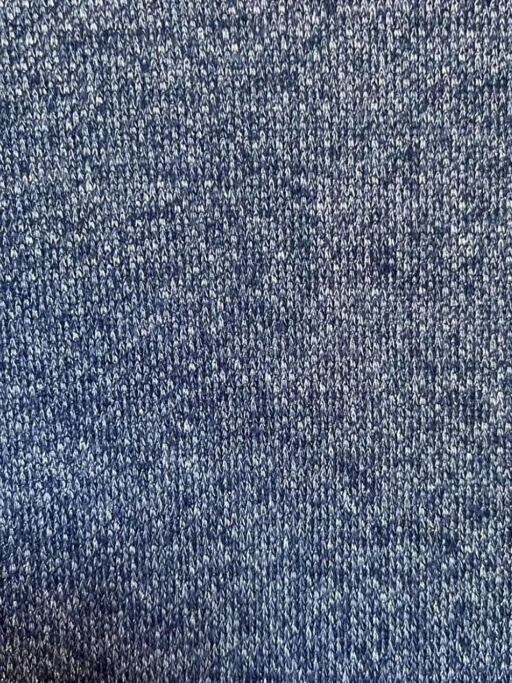 Cathy Daniels Two-Tone Navy and Light Blue Crewneck Sweater