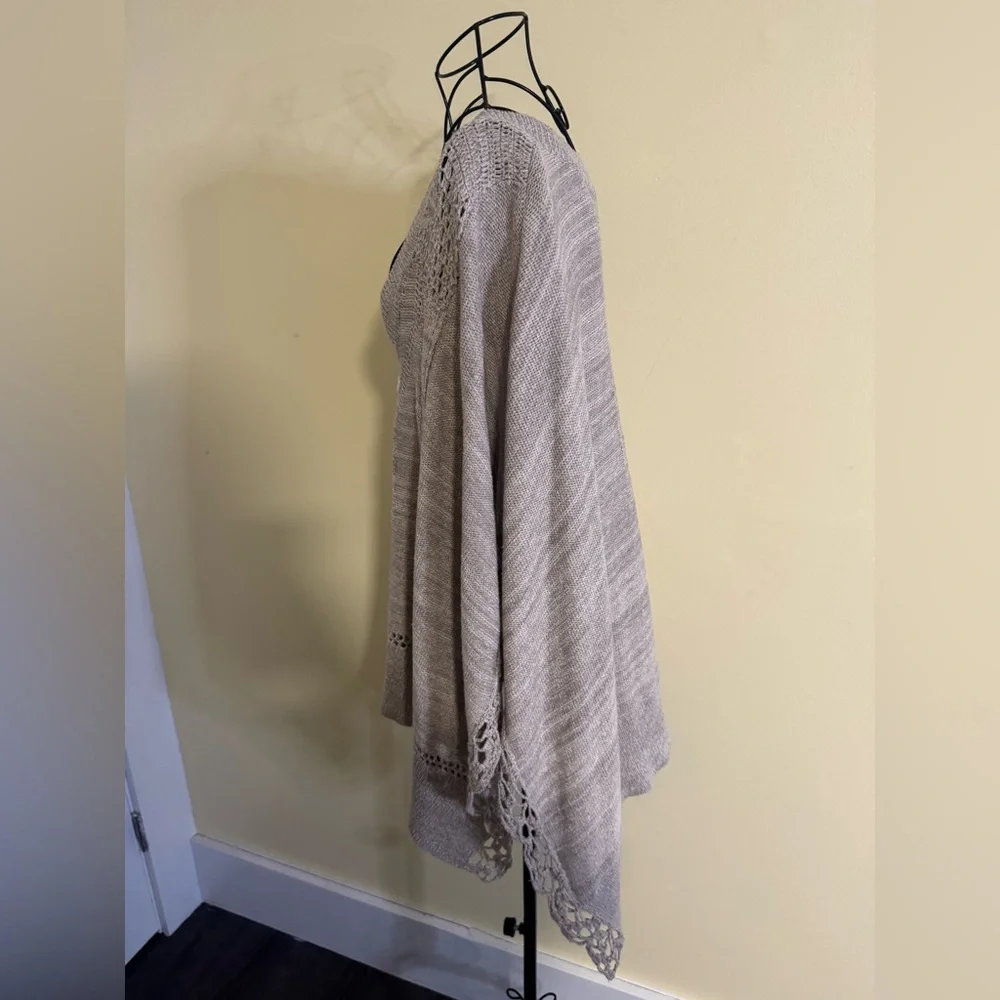 Free People stitching embroidered crochet