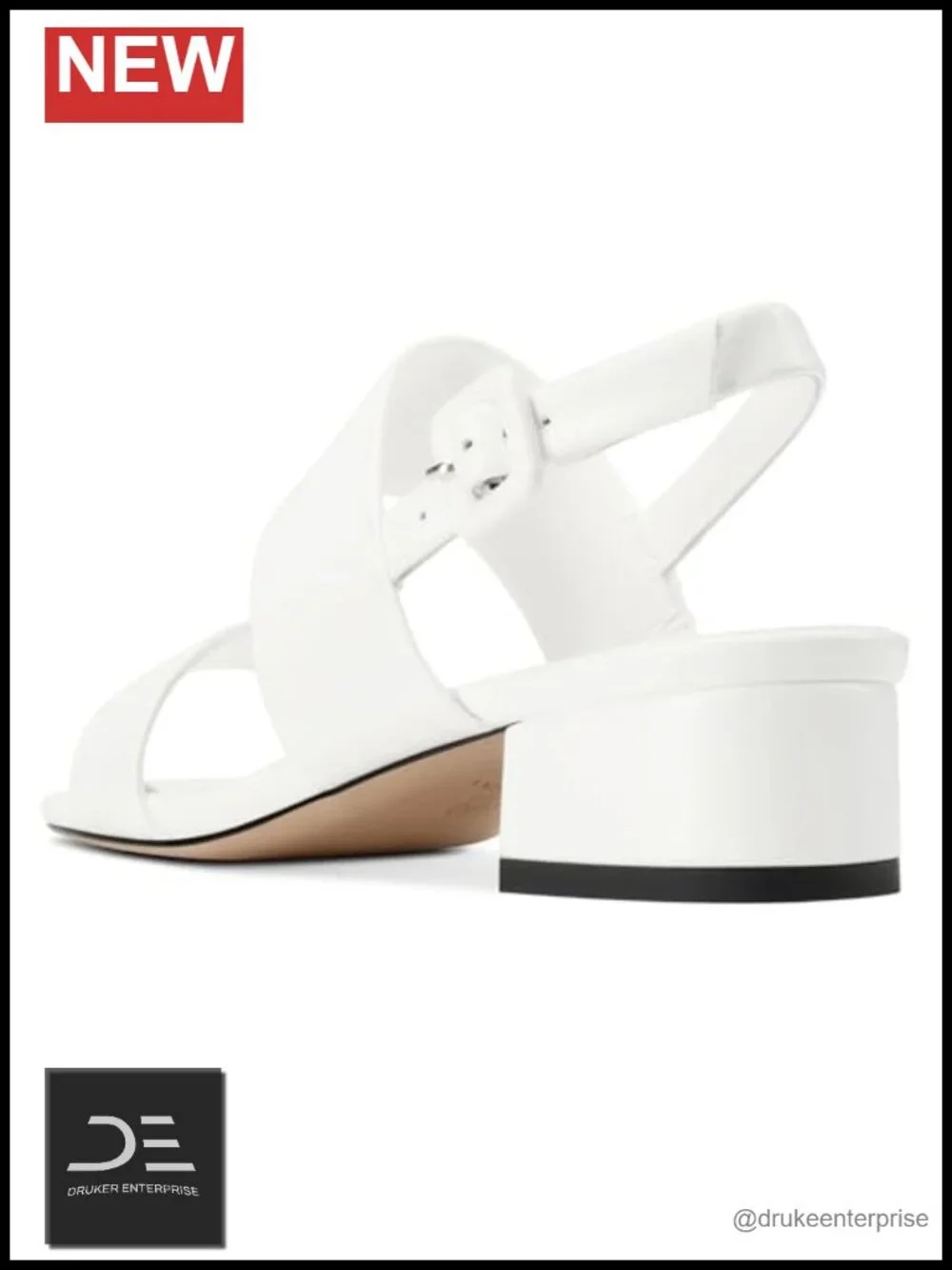 Womens Low Chunky Block Heel Two Strap Square Open Toe Heeled Sandals Slingback