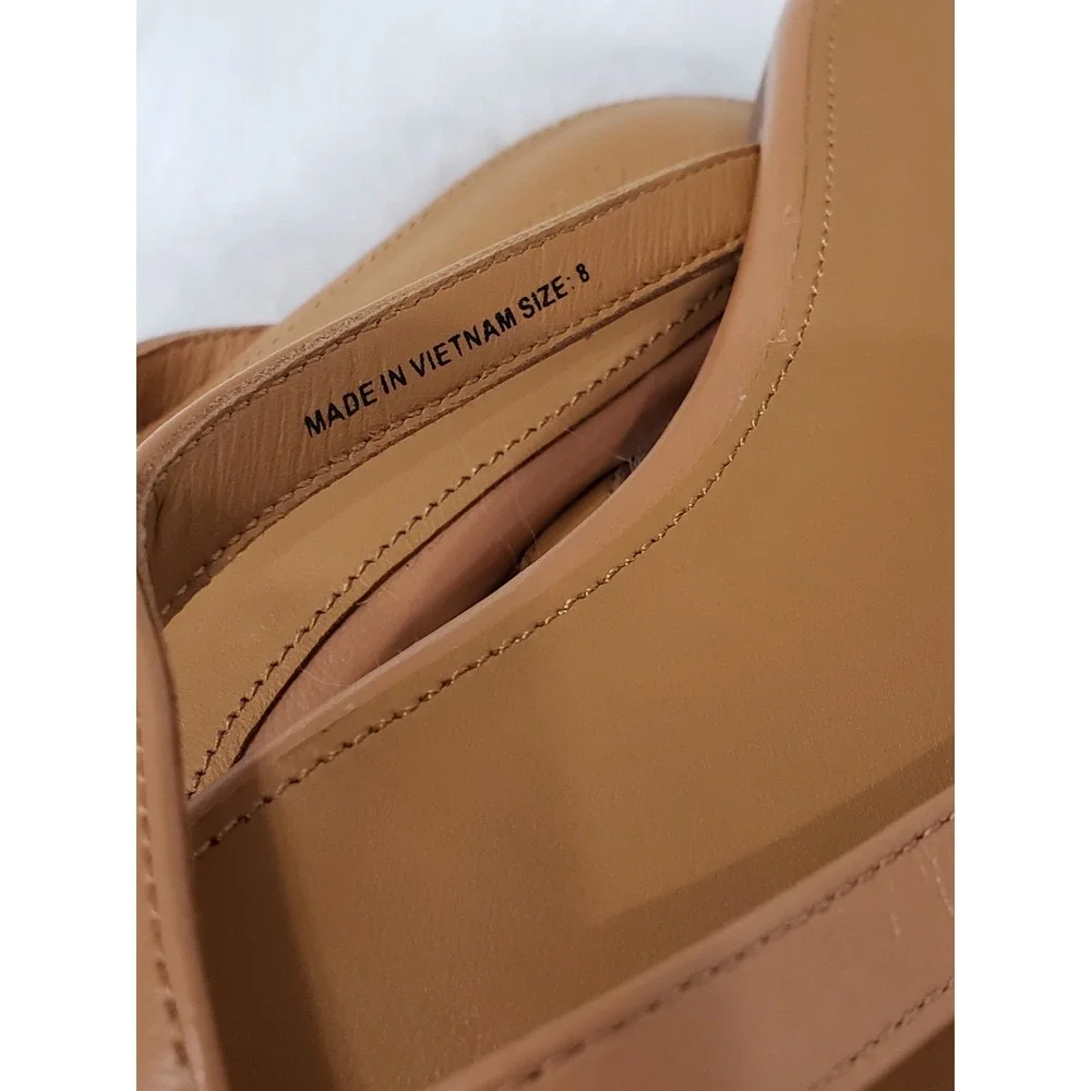 NEW SIZE 8 BROWN Madewell Women's The Iggy Thong Sandal FLIP FLOPS LEATHER SOLID