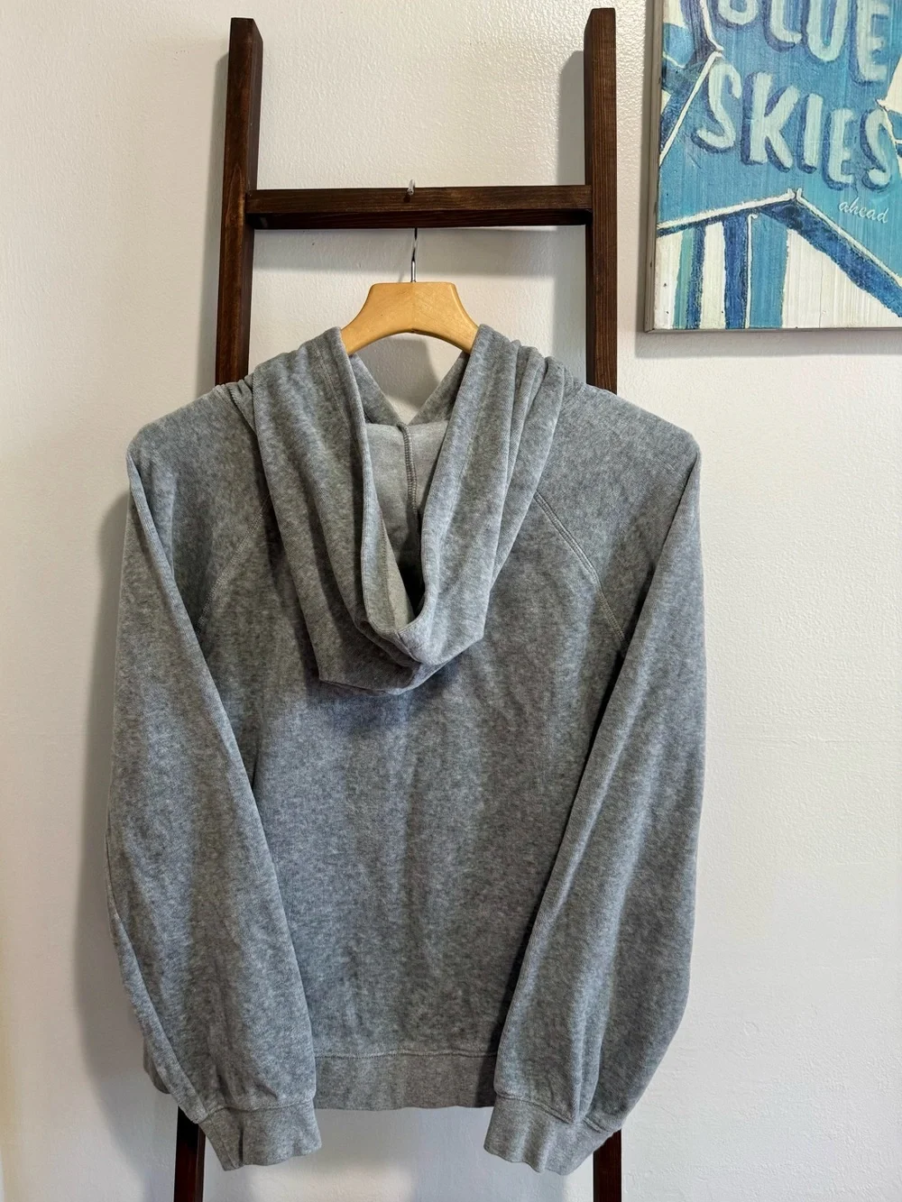 J. Crew Heather Gray Hooded Pullover