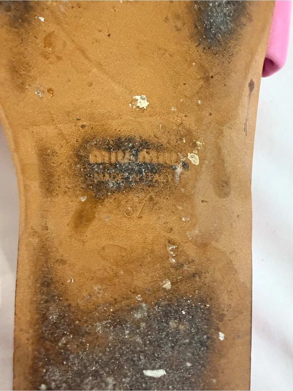 Miu Miu cushy size worn