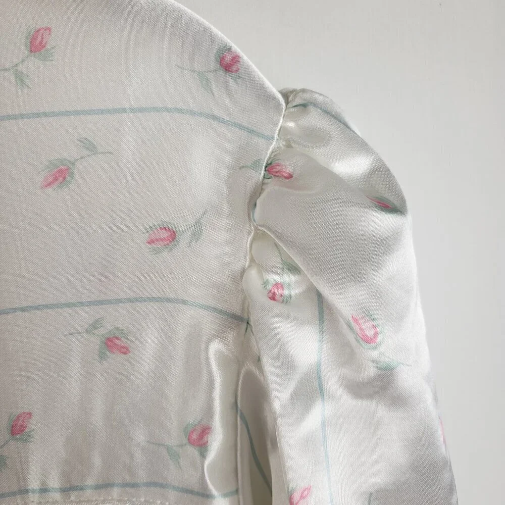 Laura Adams satin seam pleats