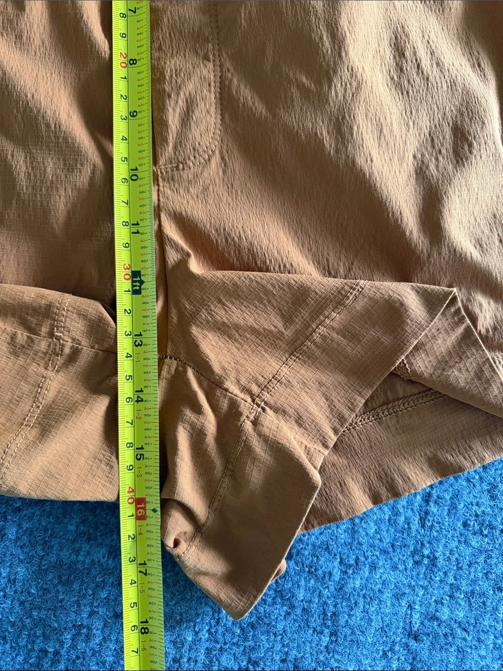 Athleta Trekkie North Short Size 18 Cognac Brown Active Outdoor