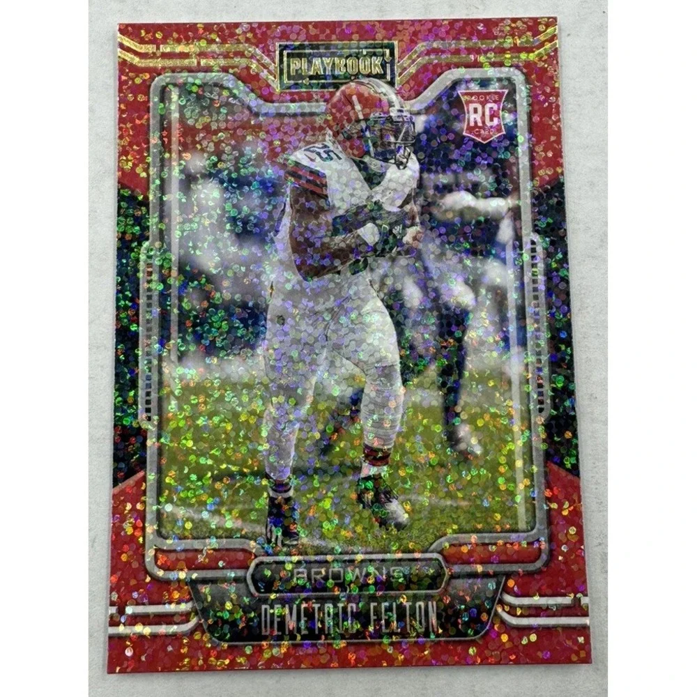 2021 Panini‎ Playbook Sparkle Demetric Felton #194 Rookie Browns RC Sparkle